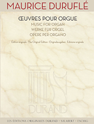 cover for Music for Organ [Oeuvres pour Orgue)