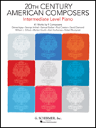 cover for 20th Century American Composers - Intermediate Level Piano