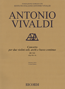 cover for Concerto A minor, RV 522, Op. III, No. 8
