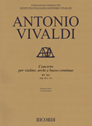 cover for Concerto E Major, RV 265, Op. III, No. 12