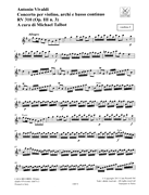 cover for Concerto G Major, RV 310, Op. III, No. 3