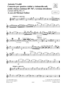 cover for Concerto F Major, RV 567, Op. III, No. 7/Variant of Op. 3, No. 7