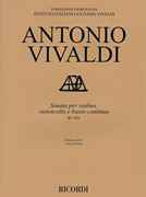 cover for Sonata for Violin, Cello and Basso Continuo RV 820