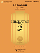 cover for Introduction to Art Song for Baritone/Bass