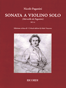 cover for Sonata a Violino Solo