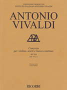 cover for Concerto for Violin, Strings and Basso Continuo - RV324, Op. 6 No. 1