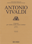 cover for Concerto for Violin, Strings and Basso Continuo - RV 259 Op. 6 No. 2