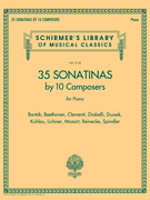cover for 35 Sonatinas by 10 Composers for Piano