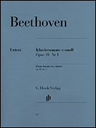 cover for Piano Sonata No. 5 in C Minor Op. 10, No. 1