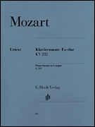 cover for Piano Sonata in E Flat Major K282 (189g)