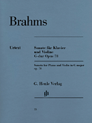 cover for Sonata for Piano and Violin in G Major, Op. 78