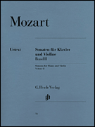cover for Sonatas for Piano and Violin - Volume II