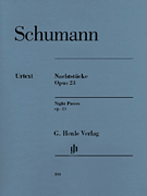 cover for Nachtstücke, Op. 23 (Night Pieces)