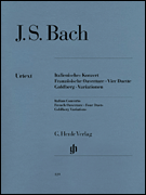 cover for Italian Concerto, French Overture, Four Duets, Goldberg Variations