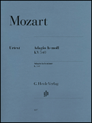 cover for Adagio in B minor K540