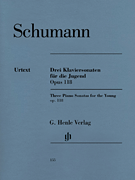 cover for 3 Piano Sonatas for the Young, Op. 118