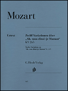 cover for 12 Variations on Ah Vous Dirai-Je, Maman K265 (300e)