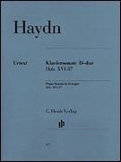 cover for Piano Sonata in D Major Hob.XVI:37