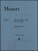 cover for Piano Sonata in F Major K332 (300k)