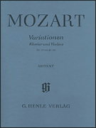 cover for Variations for Piano and Violin