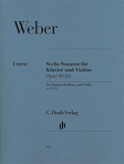 cover for 6 Sonatas for Piano and Violin Op. 10 (b)