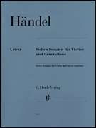 cover for 7 Sonatas for Violin and Basso Continuo