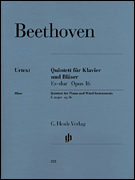 cover for Quintet for Piano and Wind Instruments in E-flat Major, Op. 16