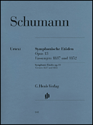 cover for Symphonic Etudes Op. 13 (Early, Late, and 5 Posthumous Versions)