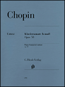 cover for Piano Sonata B minor Op. 58