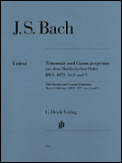 cover for Trio Sonata and Canon Perpetuus from the Musical Offering BWV 1079