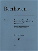 cover for Romances for Violin and Orchestra Op. 40 & 50 in G and F Major
