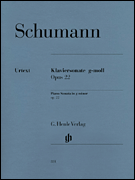 cover for Piano Sonata in G minor, Op. 22 (with Original Last Movement)