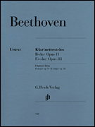 cover for Clarinet Trios B Flat Major Op. 11 and E Flat Major Op. 38