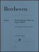 cover for Trio for Piano, Flute, and Bassoon, WoO 37