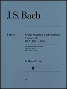 cover for Sonatas and Partitas BWV 1001-1006