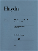 cover for Piano Sonata in E Flat Major Hob.XVI:49