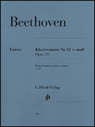 cover for Piano Sonata No. 32 in C minor Op. 111
