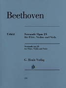 cover for Serenade in D Major Op. 25 for Flute, Violin and Viola - Revised Edition