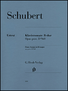 cover for Piano Sonata B Flat Major D 960
