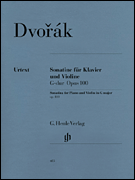 cover for Sonatina for Piano and Violin G Major Op. 100