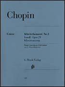 cover for Concerto for Piano and Orchestra F minor Op. 21, No. 2