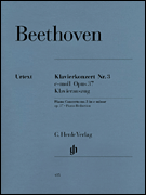 cover for Concerto for Piano and Orchestra C minor Op. 37, No. 3