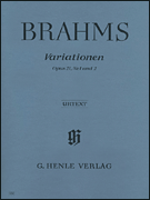 cover for Variations Op. 21 Nos. 1 and 2