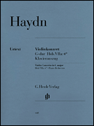 cover for Concerto for Violin and Orchestra in G Major Hob. VIIa:4
