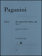 cover for 24 Capricci Op. 1