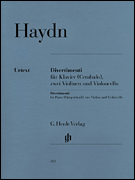 cover for Divertimenti for Piano (Cembalo) with 2 Violins and Violoncello