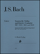 cover for 3 Sonatas for Violin and Piano (Harpsichord) BWV 1020, 1021, 1023
