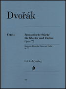 cover for Romantic Pieces for Violin and Piano Op. 75