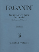 cover for 60 Variations on Barucabá for Violin and Guitar Op. 14
