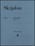 cover for 24 Preludes Op. 11